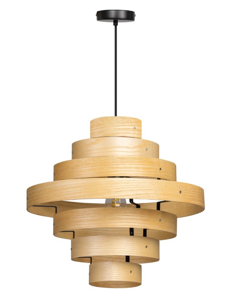 Hängelampe aus Holz Oaknut 7-Ring ETH 8720195304500