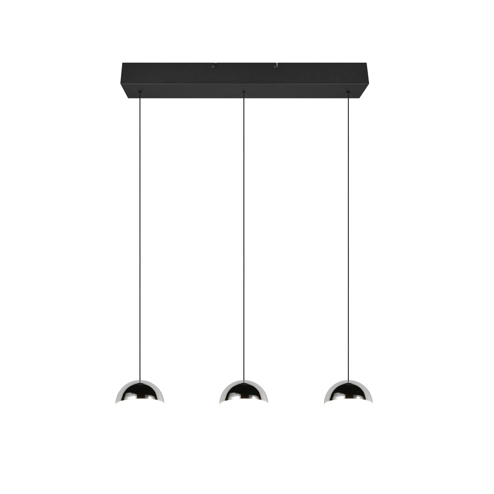 3-Licht Pendellampe Senta Chrom Trio 4017807685831