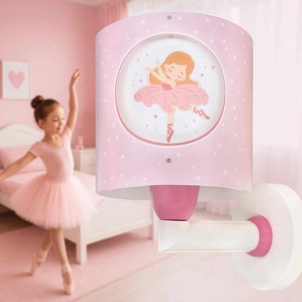 Wandleuchte Princess Dance Pinkes Leuchten im Dunkeln Dalber 8420406609195