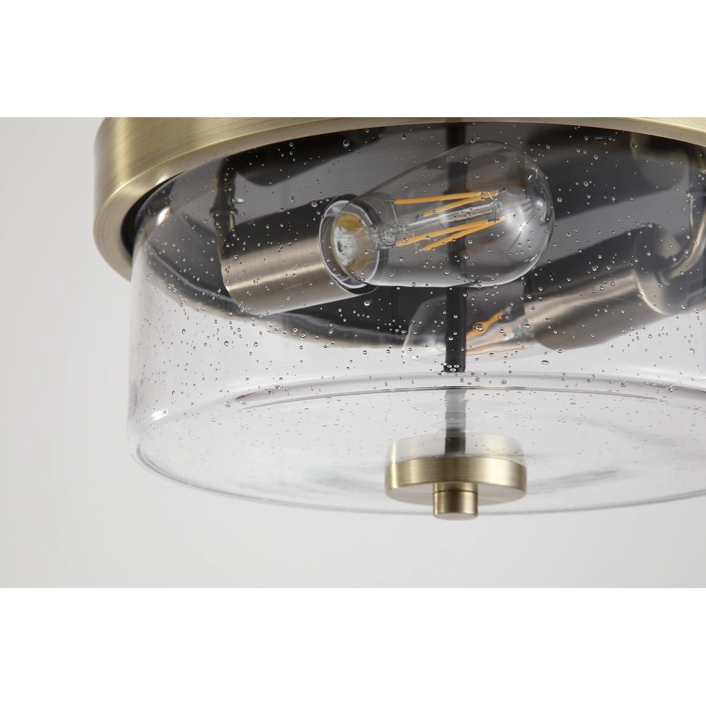 Deckenlampe Preston Antikes Messing Searchlight 5053423304892