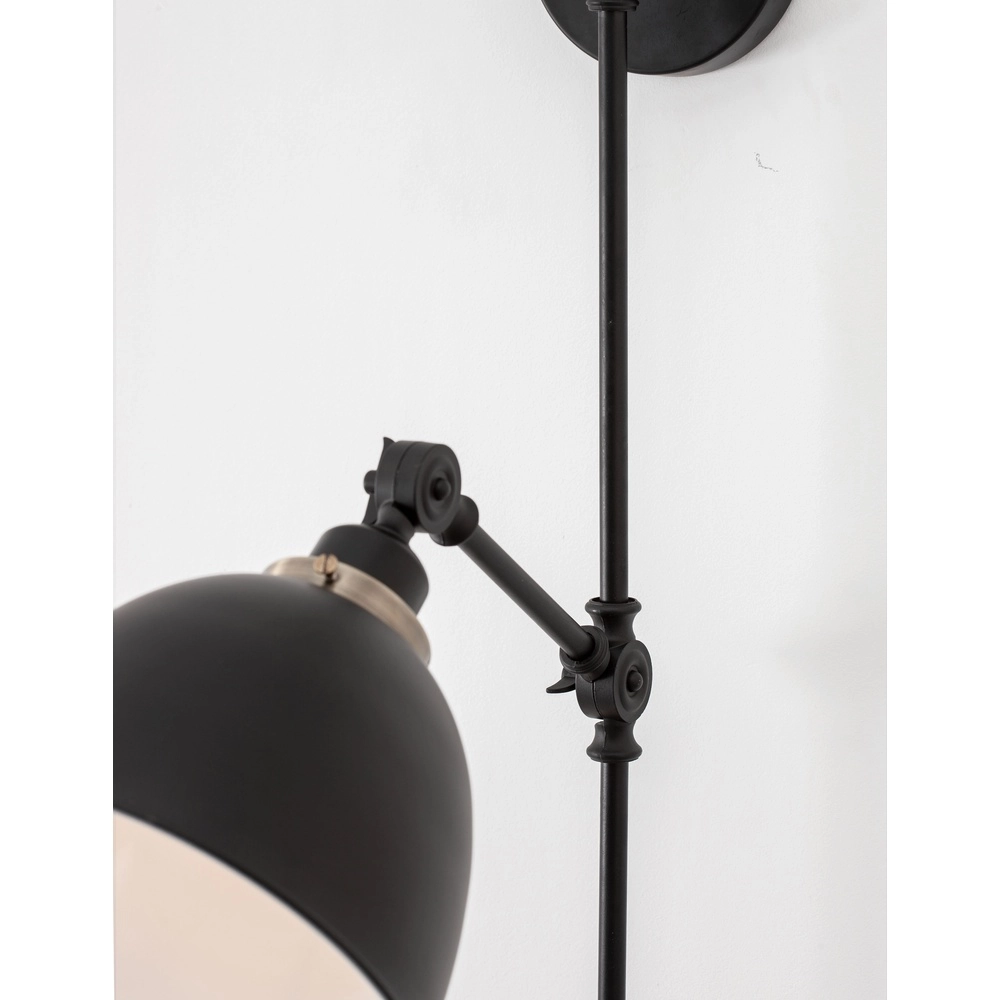 Wandleuchte Virgo schwarz Lyora 5212017420725