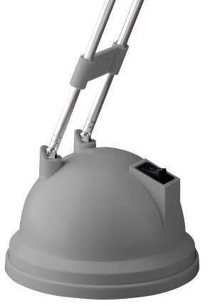 Graue Schreibtischlampe Katrina Brilliant 4004353204241