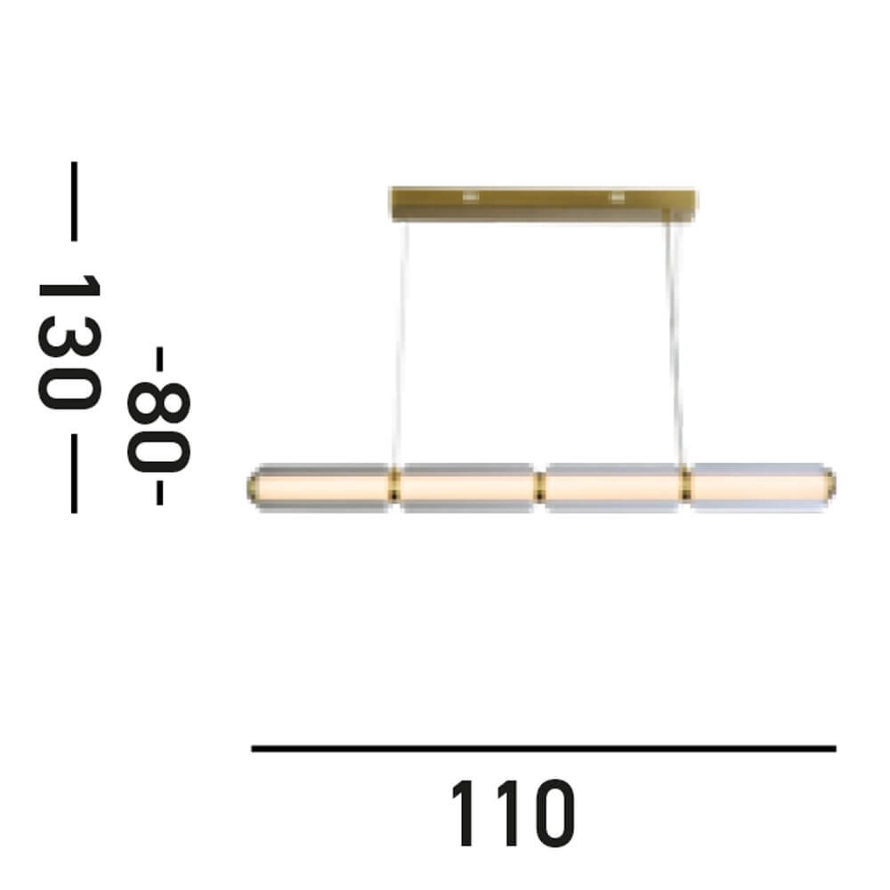 Moderne Pendelleuchte Mod Messing Searchlight 5053423271101