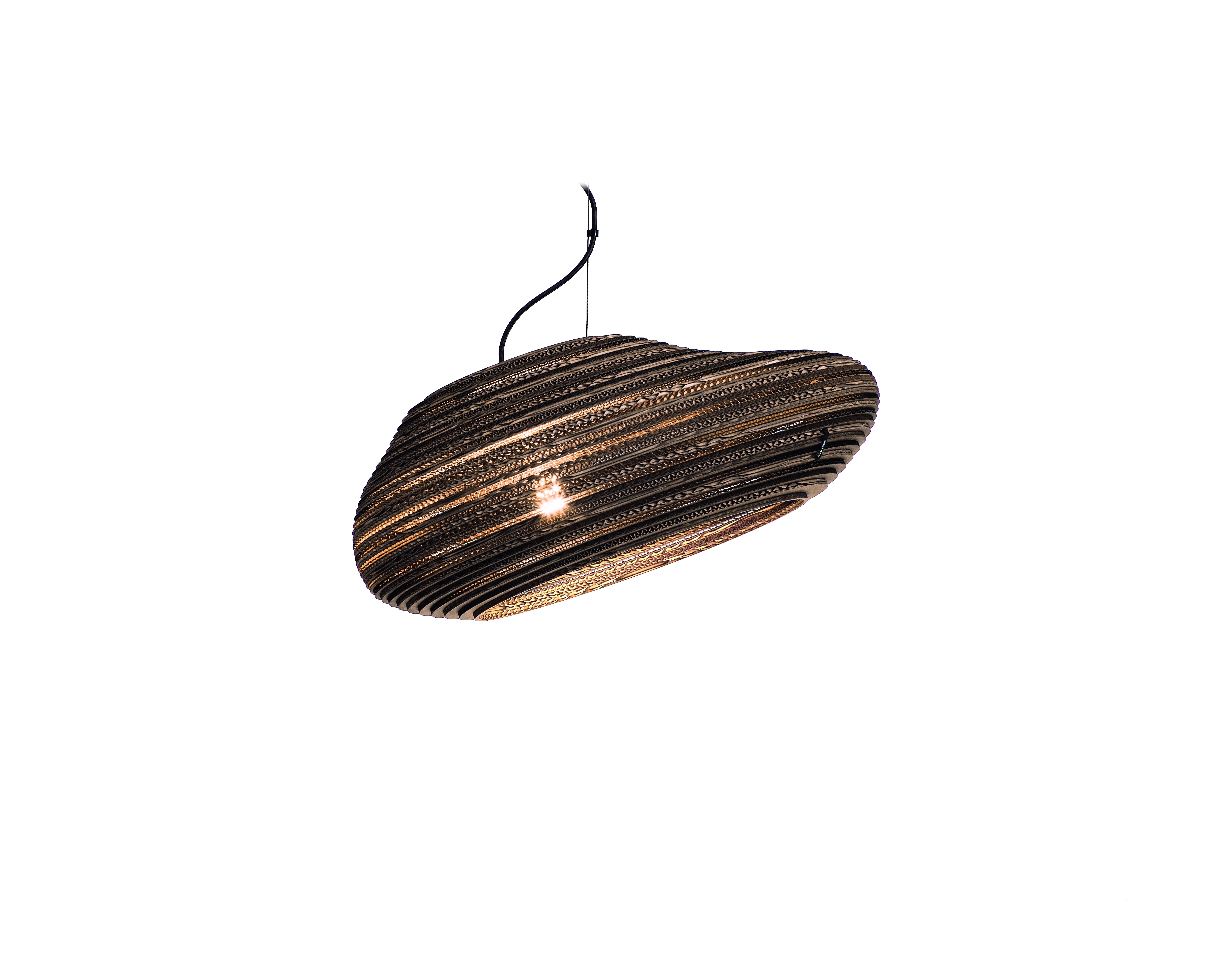 Oval 640 Papppendellampe Ø 64cm Think Paper 8720165407118