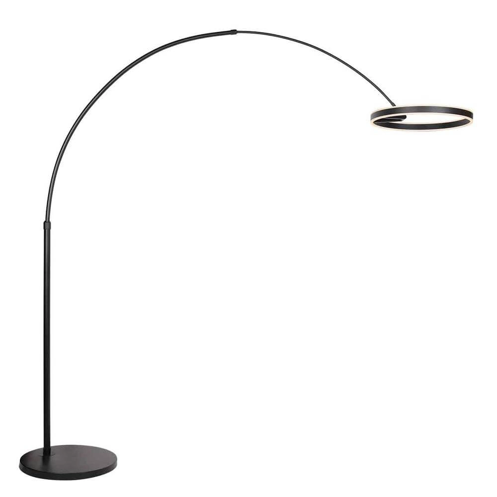 Design-Bogenlampe Ringlux schwarz