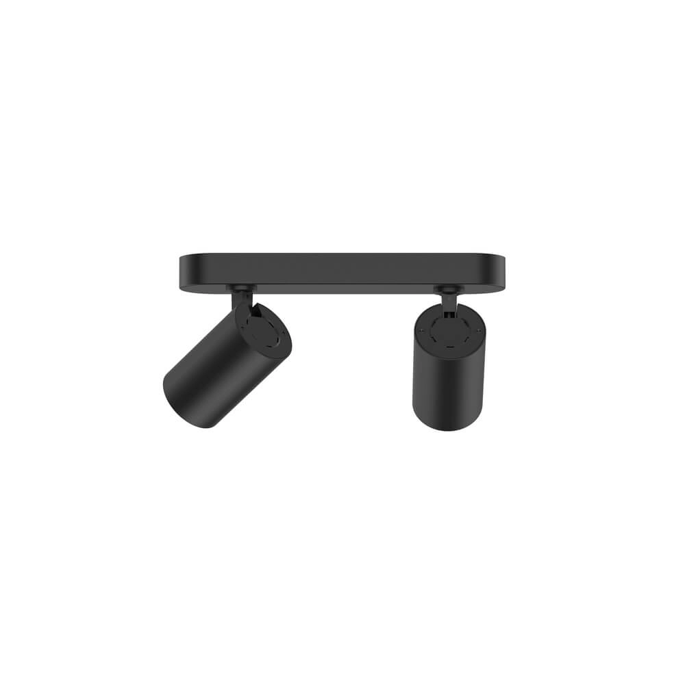 LED-Aufbaustrahler Tevo doppelt - schwarz - 2700K Lyora 4255805302392