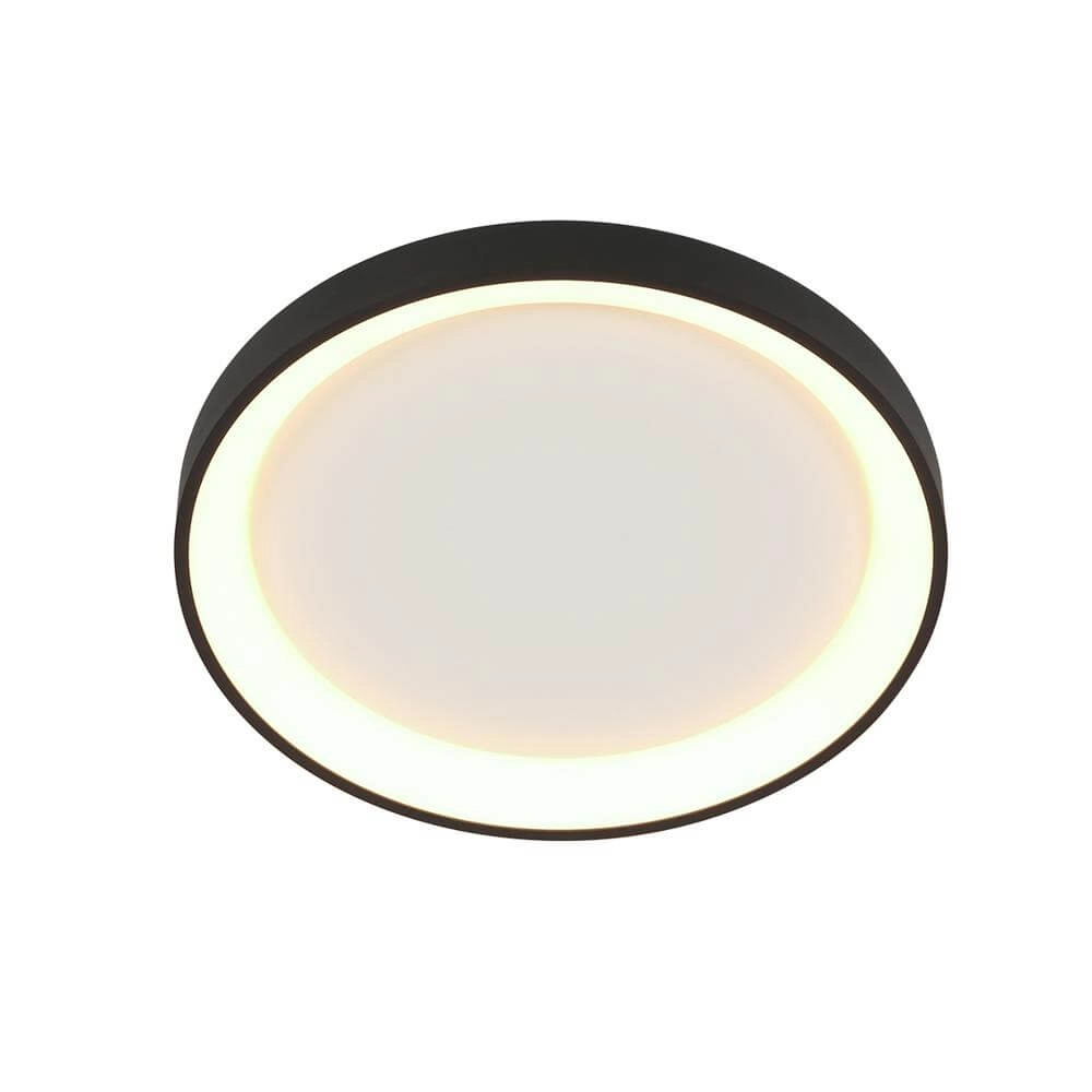 Deckenlampe Ringlede Design schwarz Ø 28cm Steinhauer 8712746171938