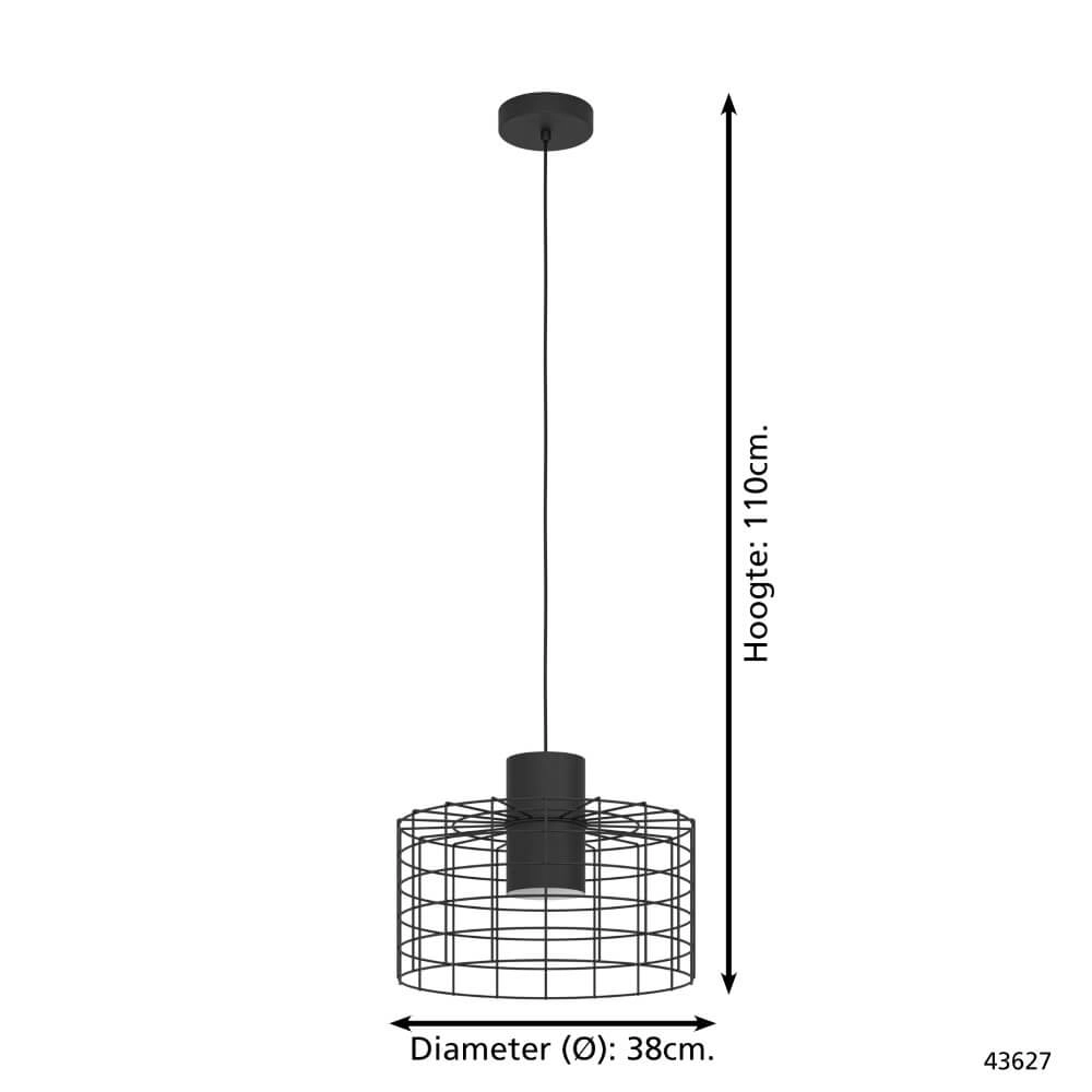 Drahtlampe Milligan Ø 38cm Eglo 9002759436278