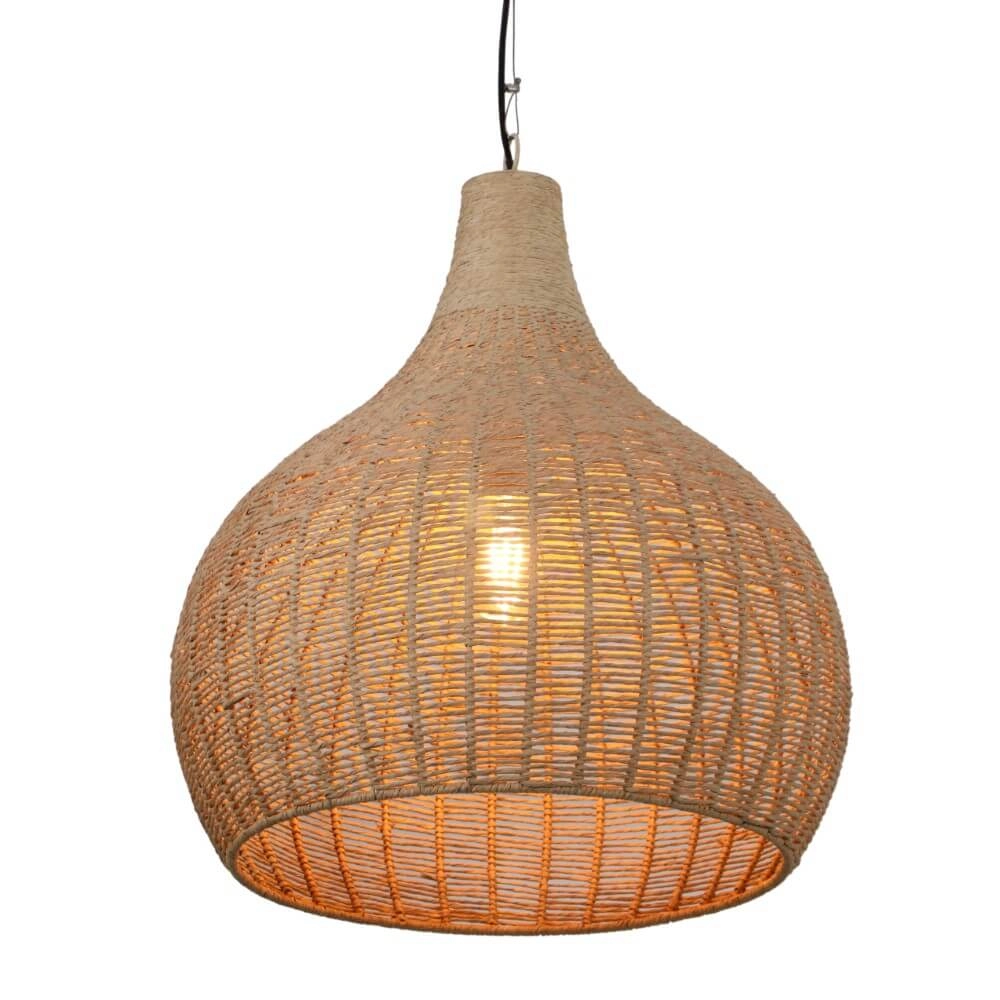 Hängelampe aus Rattan Janne Ø 54cm Trio 4017807617634
