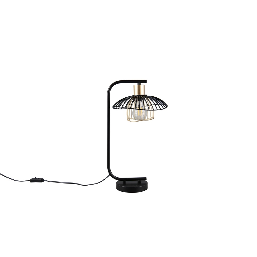 Tischlampe Lauris Schwarz Trio 4017807678123