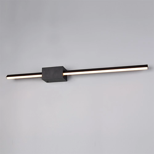 Moderne Wandlampe Cassino Schwarz 70,5 cm Trio 4017807683226