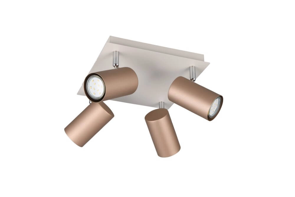 4-flammiger Aufbaustrahler Marley Kaffee Trio 4017807612400