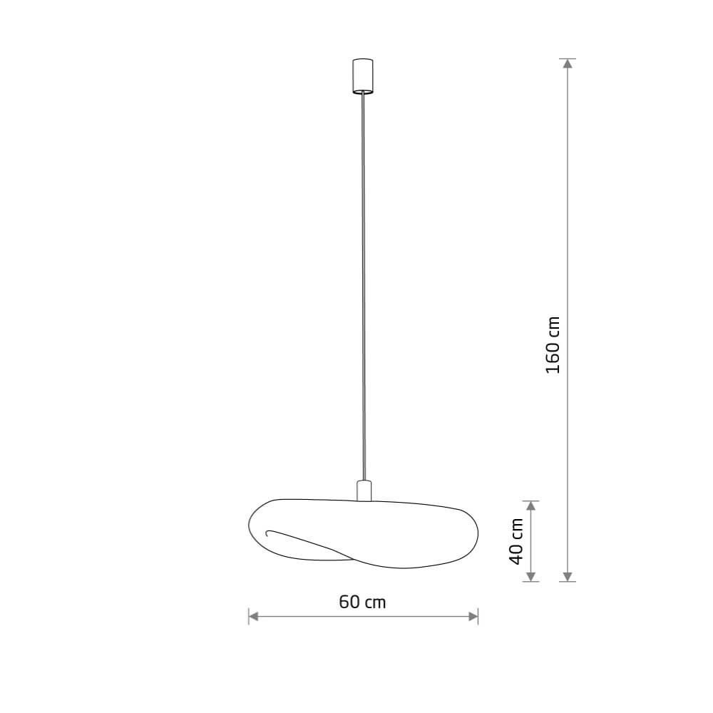Pendelleuchte Havana M Rattan Ø 60cm Lyora 5903139113960