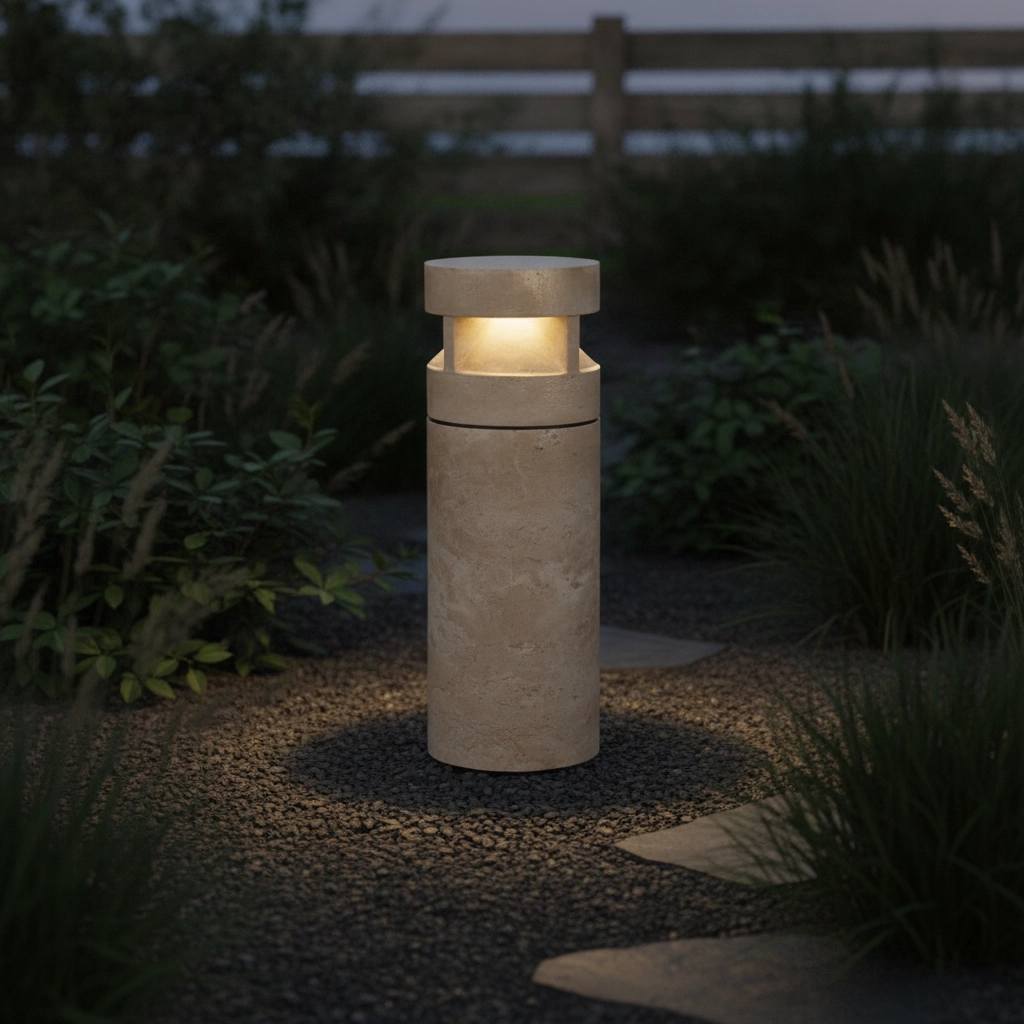 Einzigartige Gartenleuchte Balma Marmor