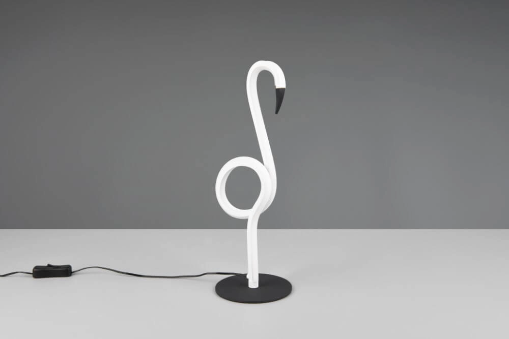 Weiße Flamingo-LED-Tischlampe Ingo Trio 4017807613681