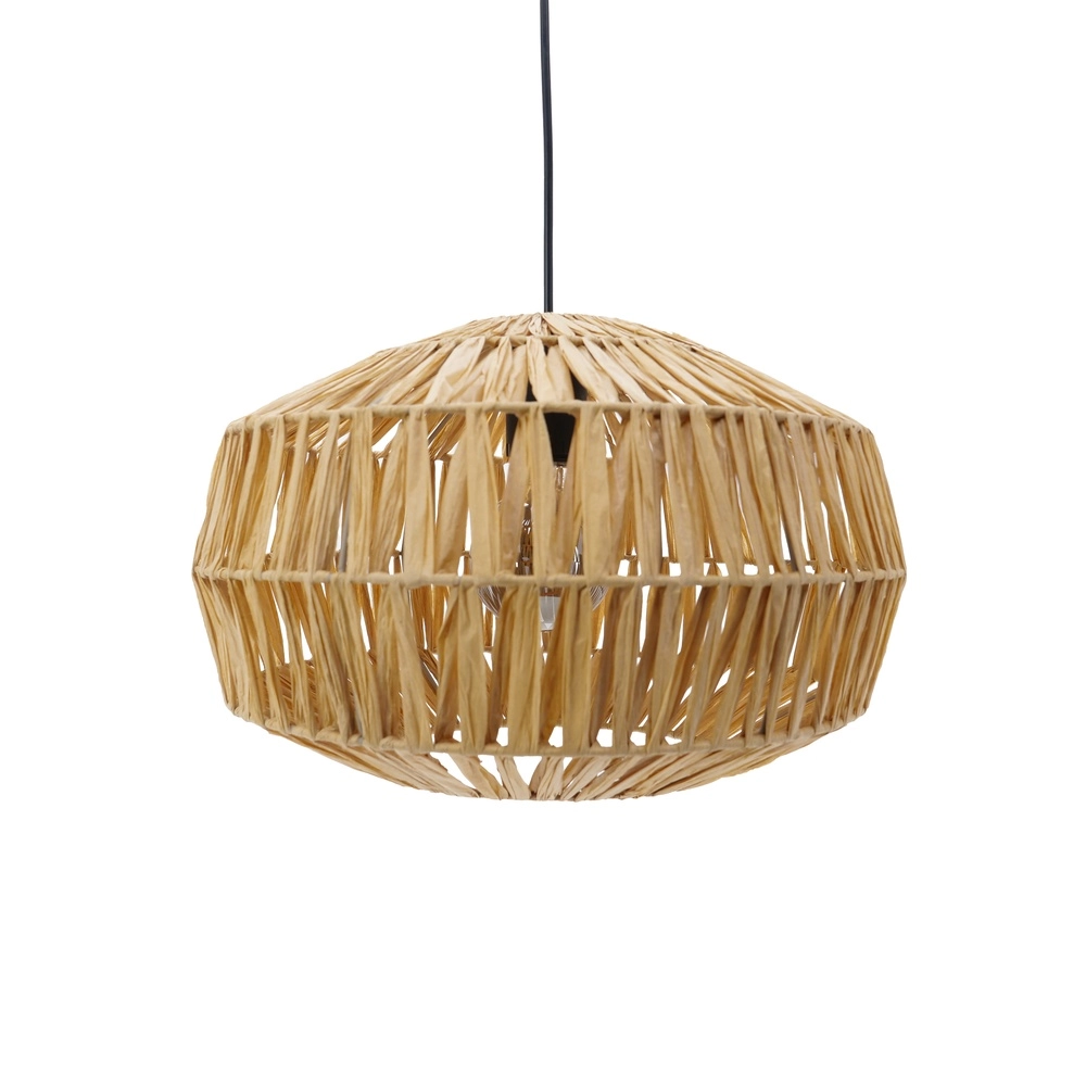 Rattan Pendelleuchte Sheldon Ø 38cm Eglo 9008606359783