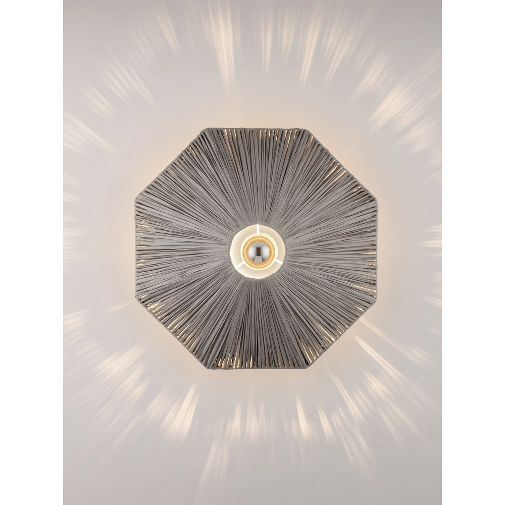Wandlampe Elvio graue Ø 45cm Lyora 5212017493897