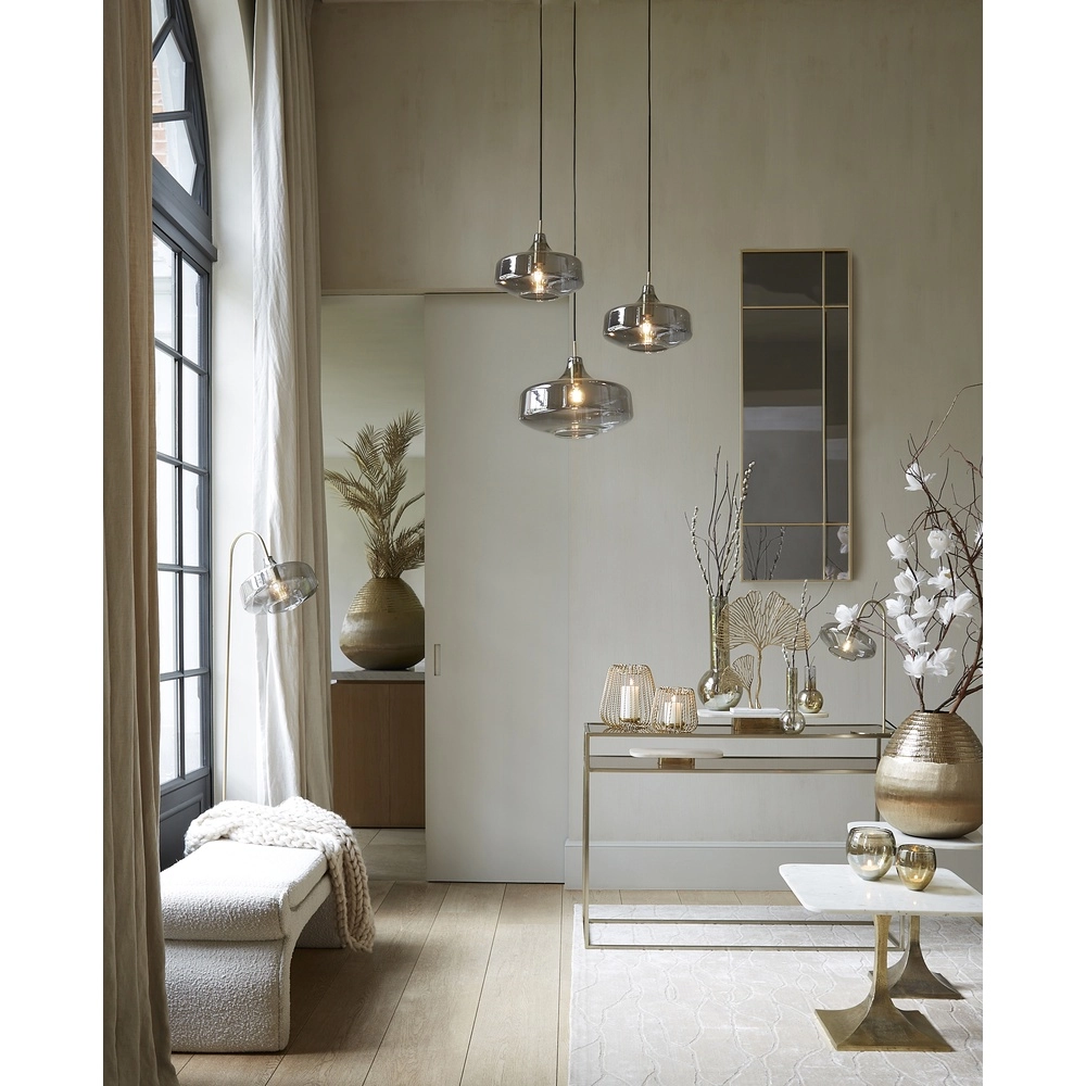 Rauchglas-Pendellampe Solna Ø 39,5 cm Light & Living 8717807680220