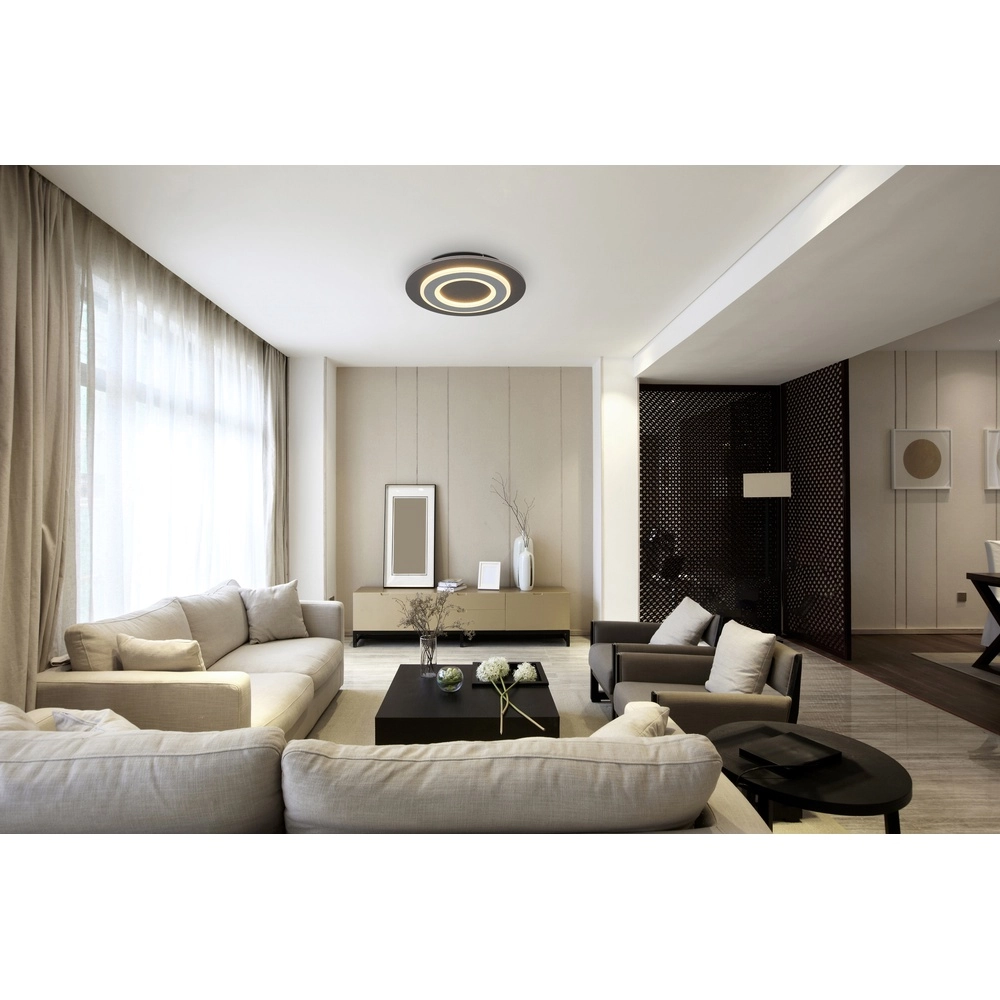 Design-Deckenlicht Jayden Anthrazit Ø 32 cm Globo 9007371453047