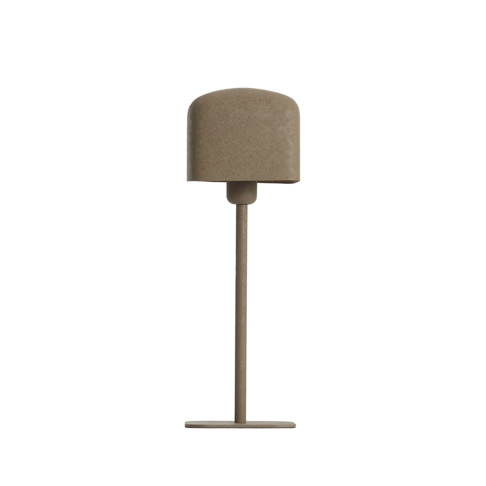 Nachttischlampe Elenie 15x15 cm – matt dunkelbraun