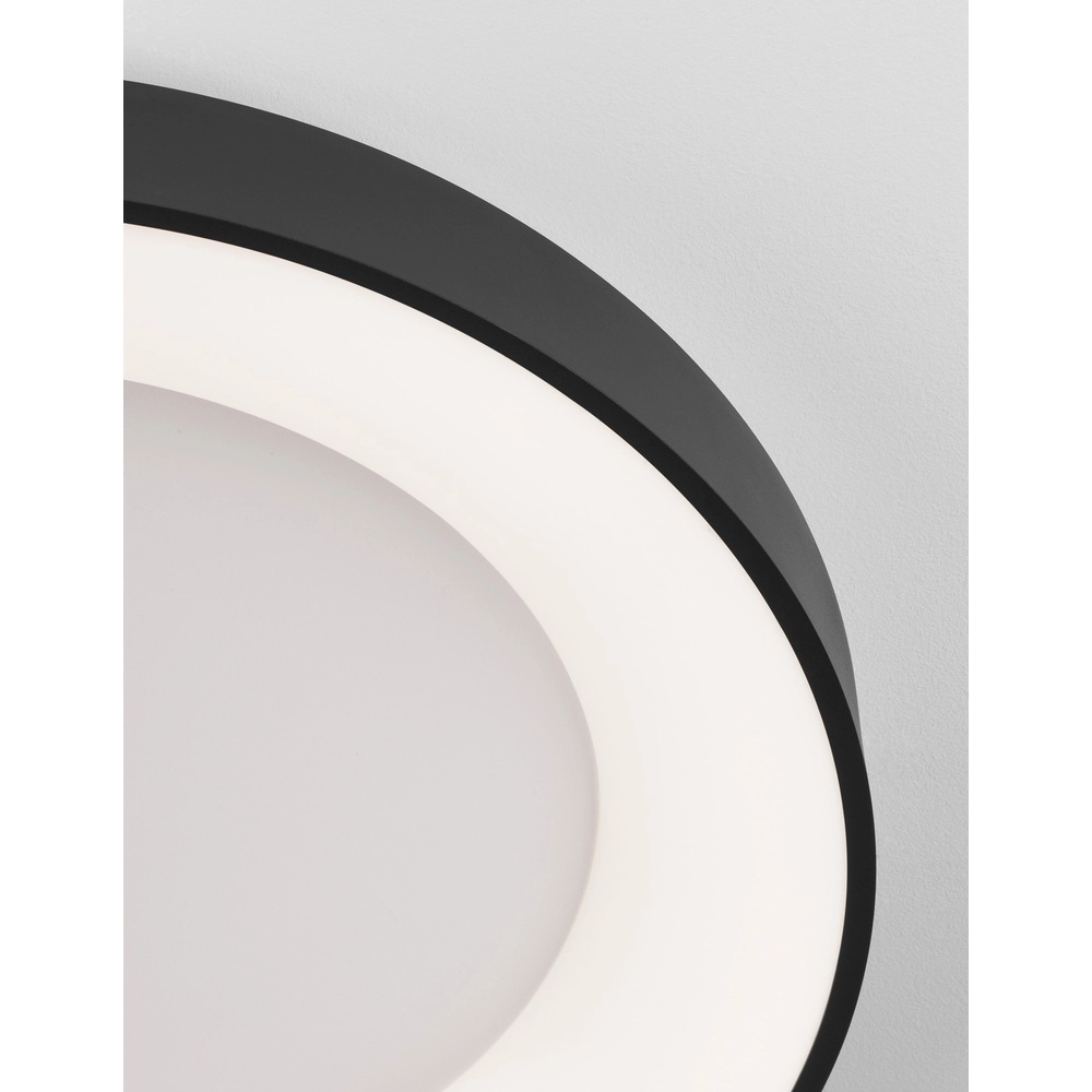 Deckenlampe Rando Thin schwarz Ø 60cm Lyora 5212017420107