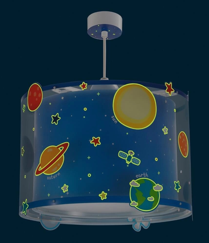 Kinderzimmer-Hängelampe Planets Blau Dalber 8420406002583