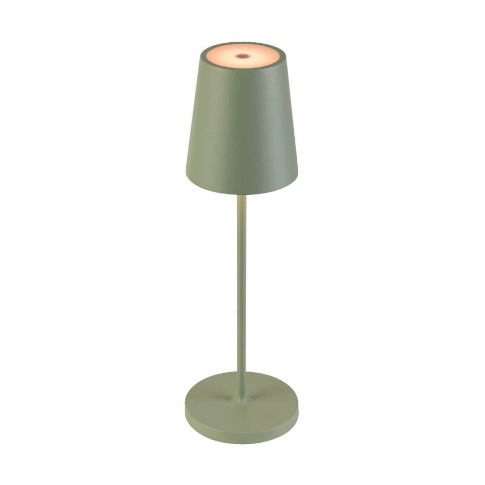 Tischlampe für den Außenbereich Vinolina Two grün - wiederaufladbar SLV 4024163288293