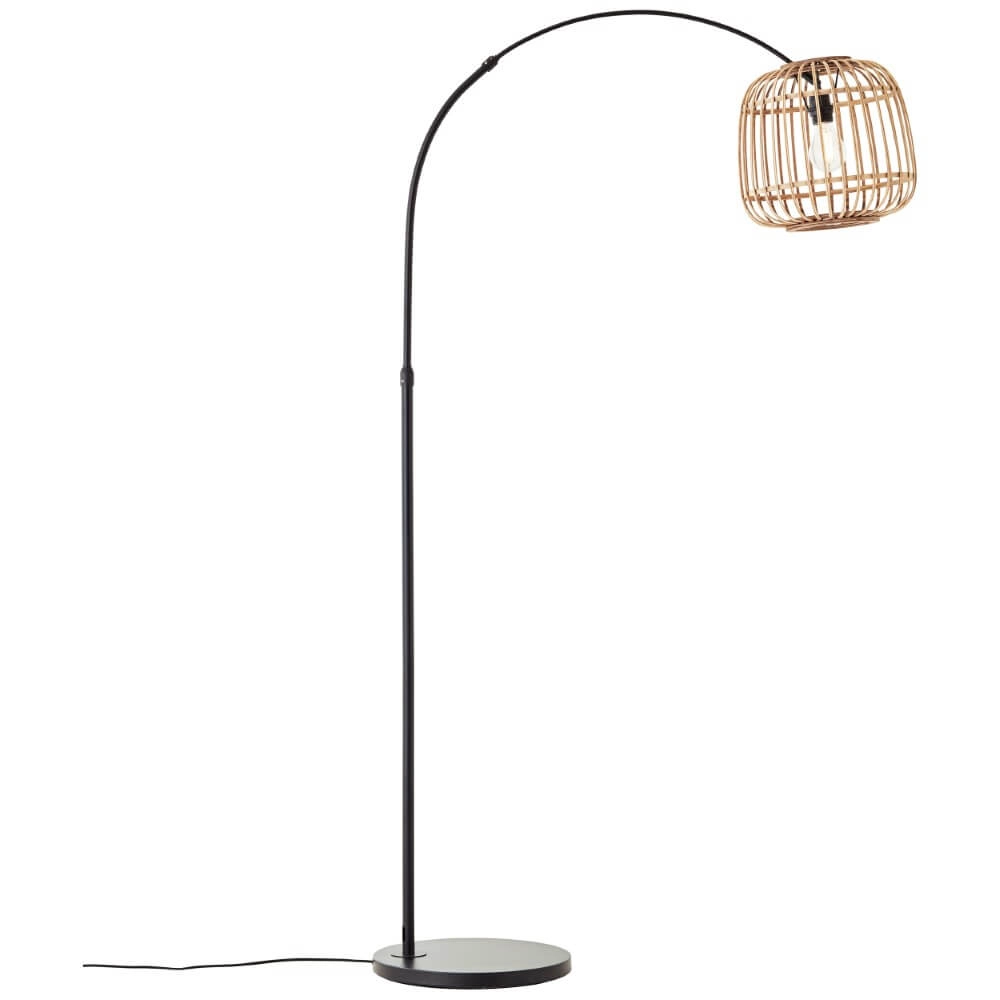 Rattan-Bogenlampe Nikka 171cm Brilliant 4004353402272