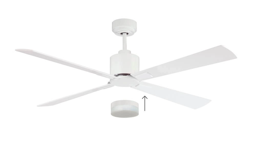 Weißer Deckenventilator Airfusion Climate I Ø 132cm Beacon 9333509087977