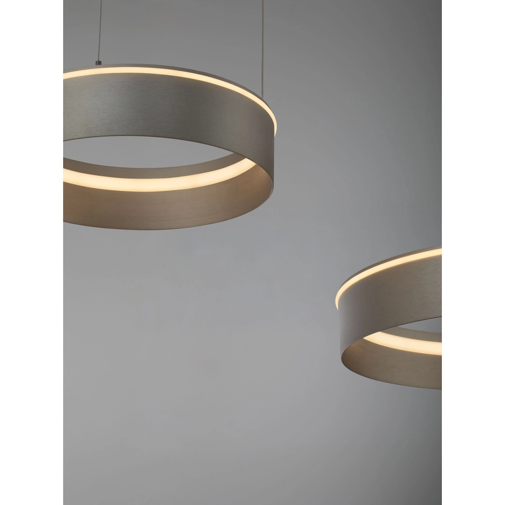 Moderne Pendellampe Olivia Doppelnickel Lyora 5212017494276