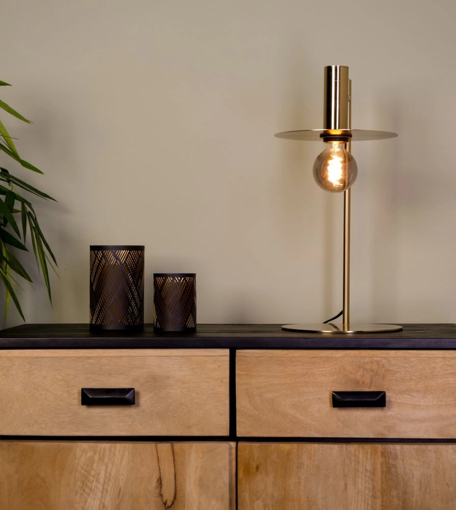 Goldene Tischlampe Escandell Eglo 9008606273904
