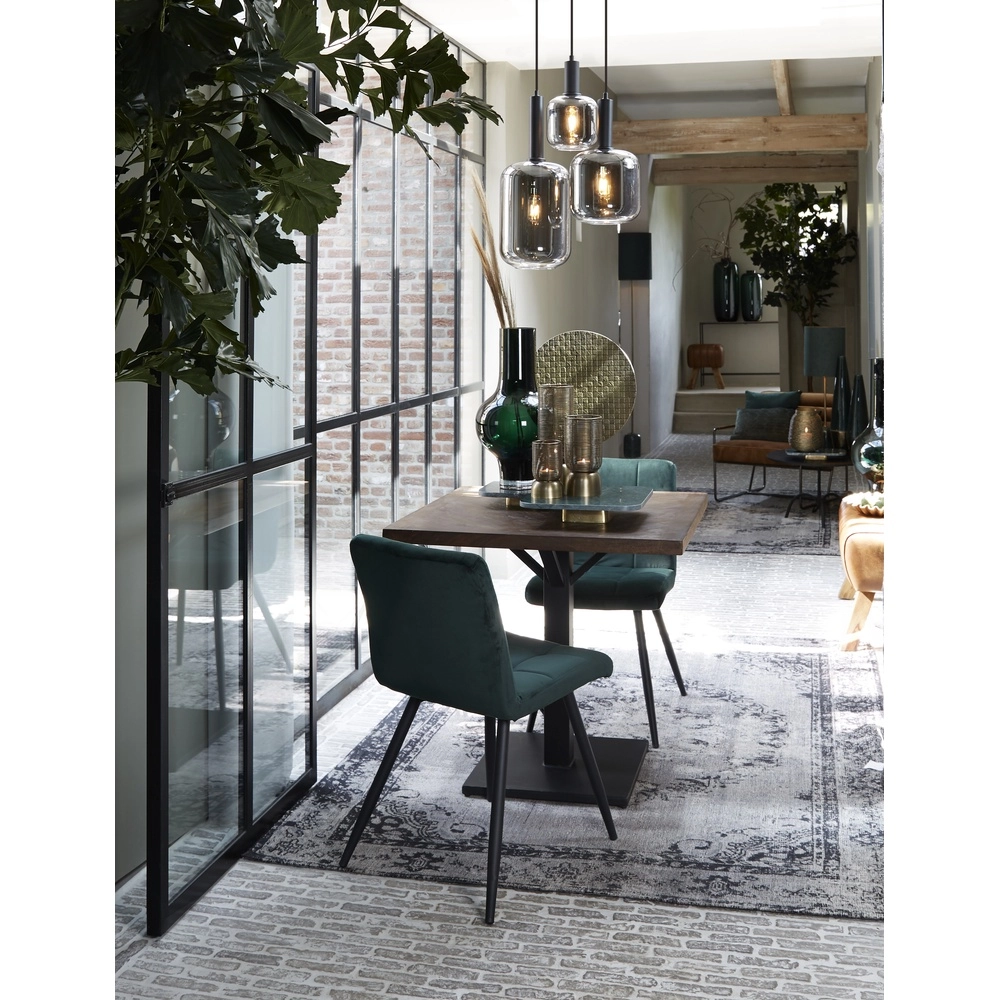 Rauchglas-Pendellampe Lekar Ø 22cm - 1x E27 Light & Living 8717807636678