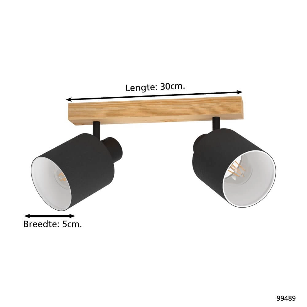 2-Lichts Deckenlampe Batallas Eglo 9002759994891