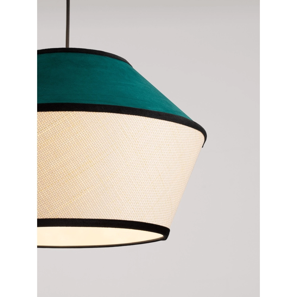 Pendellampe Veliss Weiß mit Blau Lyora 5212017493842