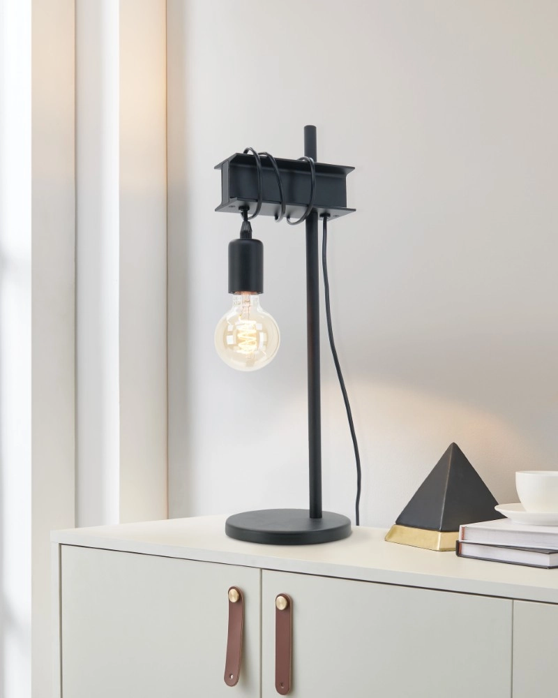 Tischlampe Townshend 6 schwarz Eglo 9002759437145