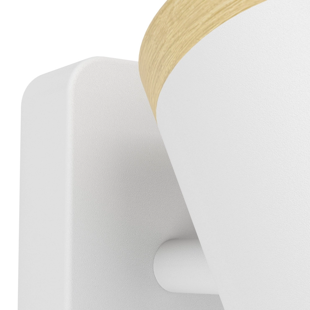 Deckenlampe Consuma 3-flammig weiß mit Holz Eglo 9008606323685