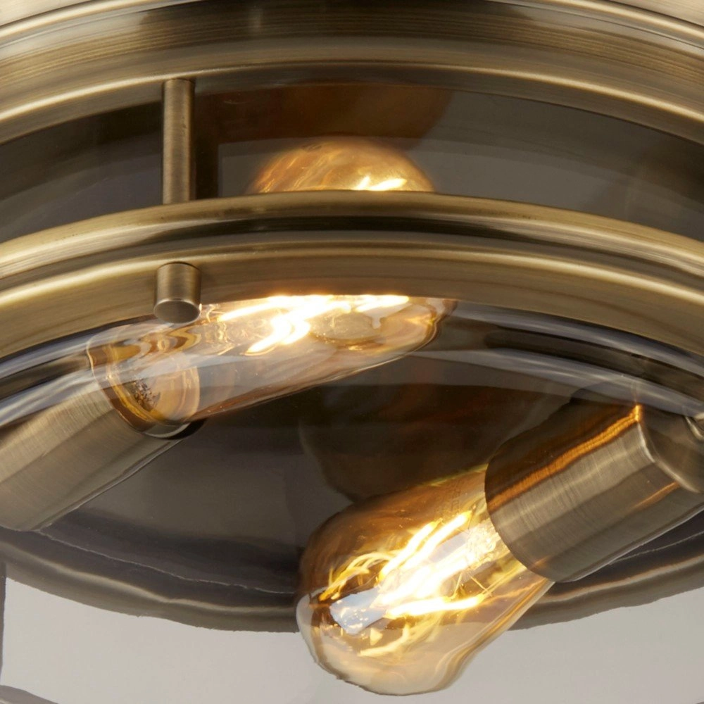 Antike Badezimmerlampe Edinburgh Ø 35cm Searchlight 5053423136073