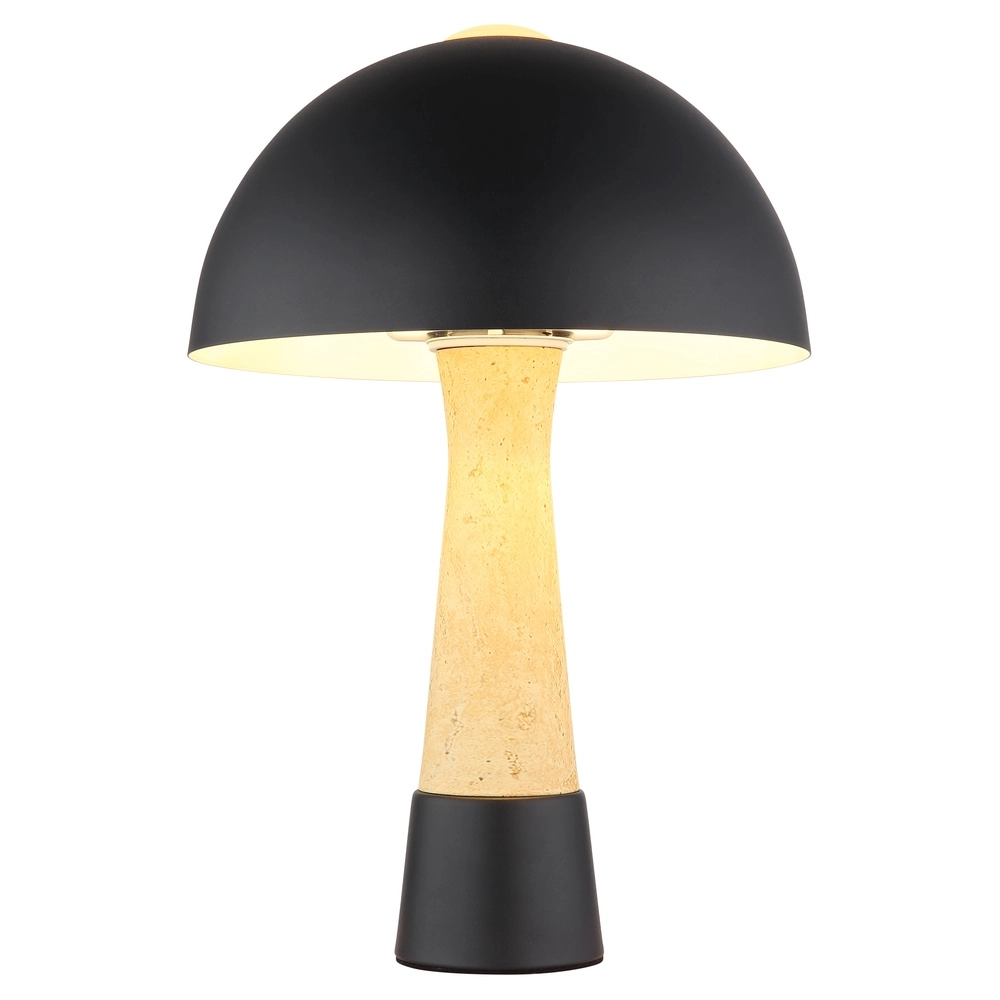 Einzigartige Tischlampe Paulin Ø 25 cm schwarz Globo 9007371573059