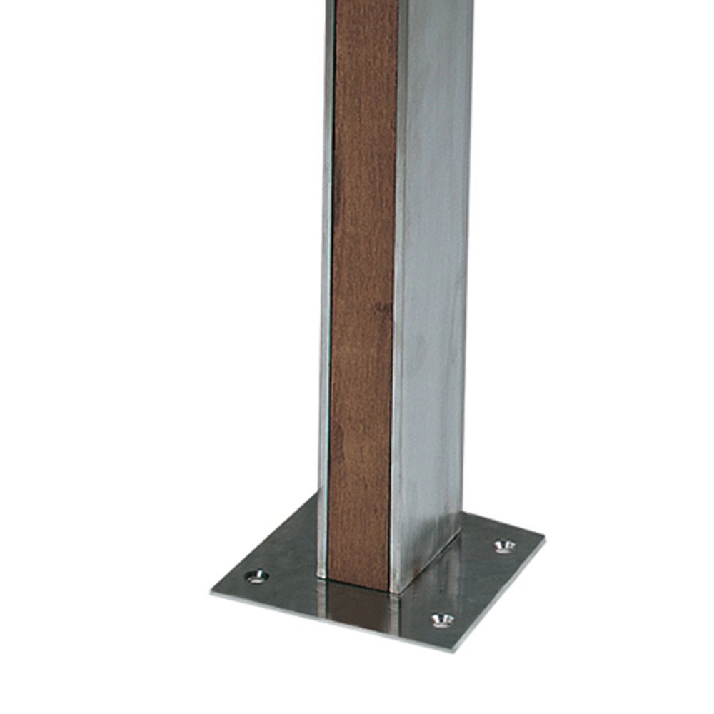 Gartenstrahler Q-Bic Teak 1 60 cm Hout-RVs Royal Botania