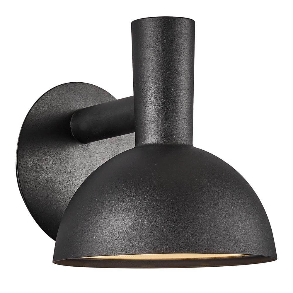 Schwarze Wandleuchte Arki Design nach unten