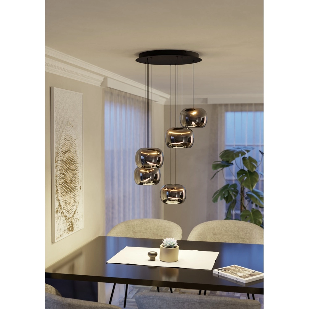 Design-Pendelleuchte Hortunas 5-flammig Eglo 9008606339228