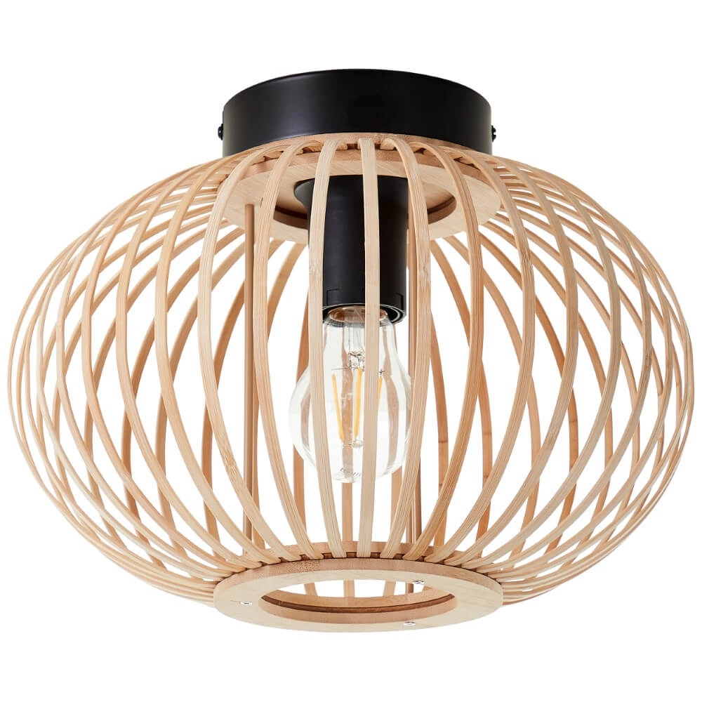 Deckenleuchte aus Holz Enca Ø 30cm Brilliant 4004353428456