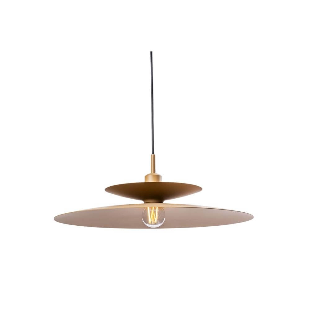 Pendelleuchte Linares Regenschirm braun Ø 50cm