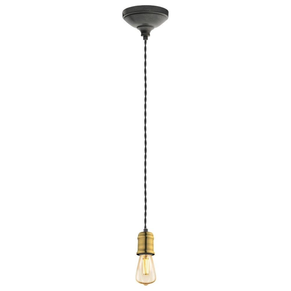 Pendelleuchte Yorth Pendel schwarz geflammtes gold Eglo 9002759325374
