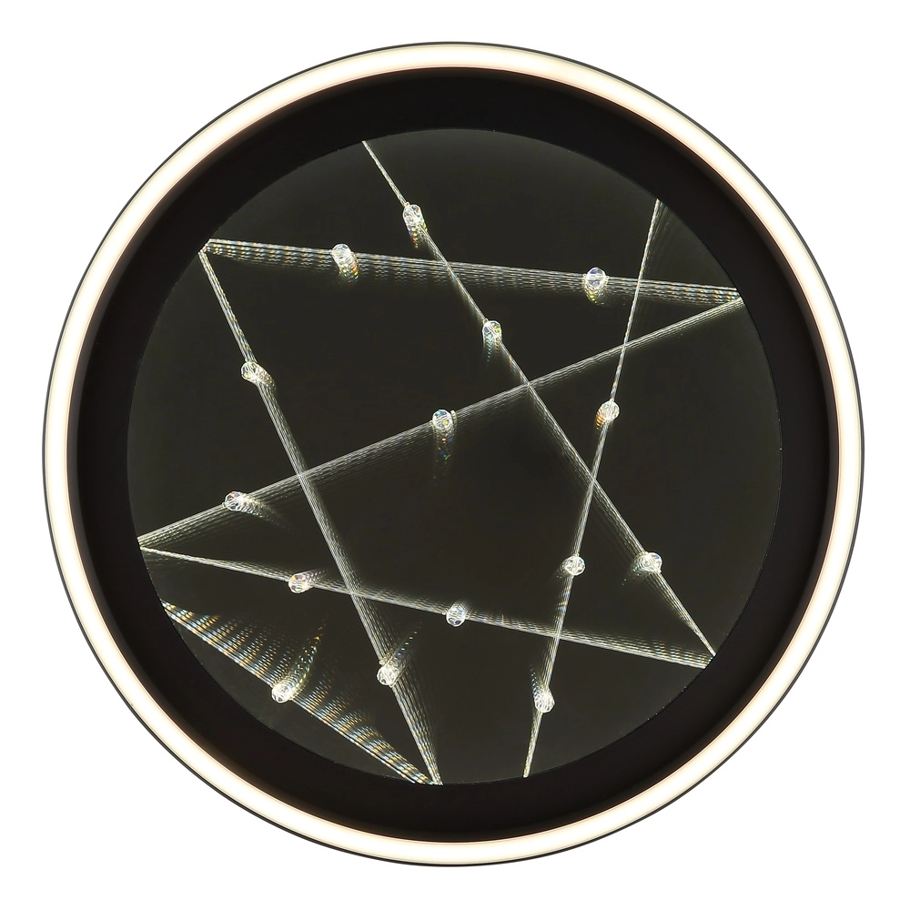 Deckenlampe Mirrora schwarz Ø 40 cm Globo 9007371578849