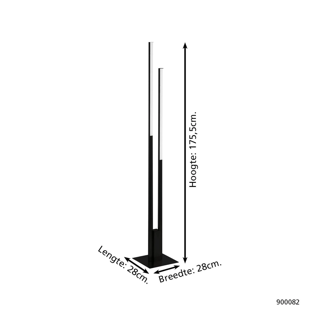 Intelligente LED-Stehlampe Fraioli-Z 175 cm Eglo 9008606223589