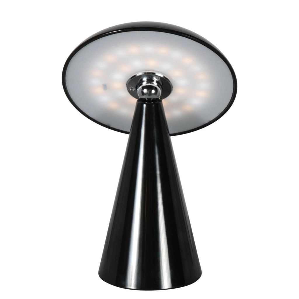 Wiederaufladbare Tischlampe Mush Schwarz Steinhauer 8712746188806