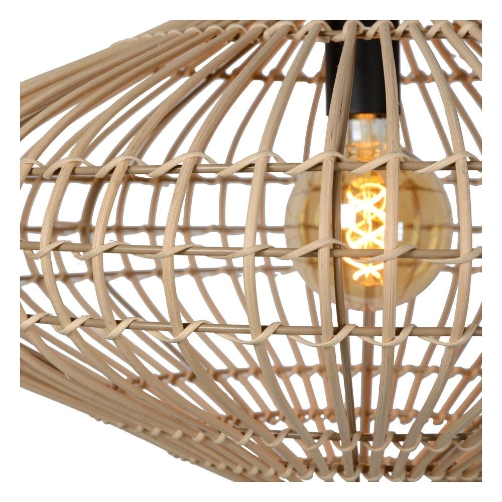 Rattan-Pendellampe Magali Ø 56 cm Lucide 5411212031433