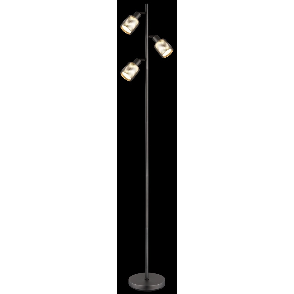 Design-Stehlampe Villegas 3-Leicht-Schießmetall Globo 9007371569953