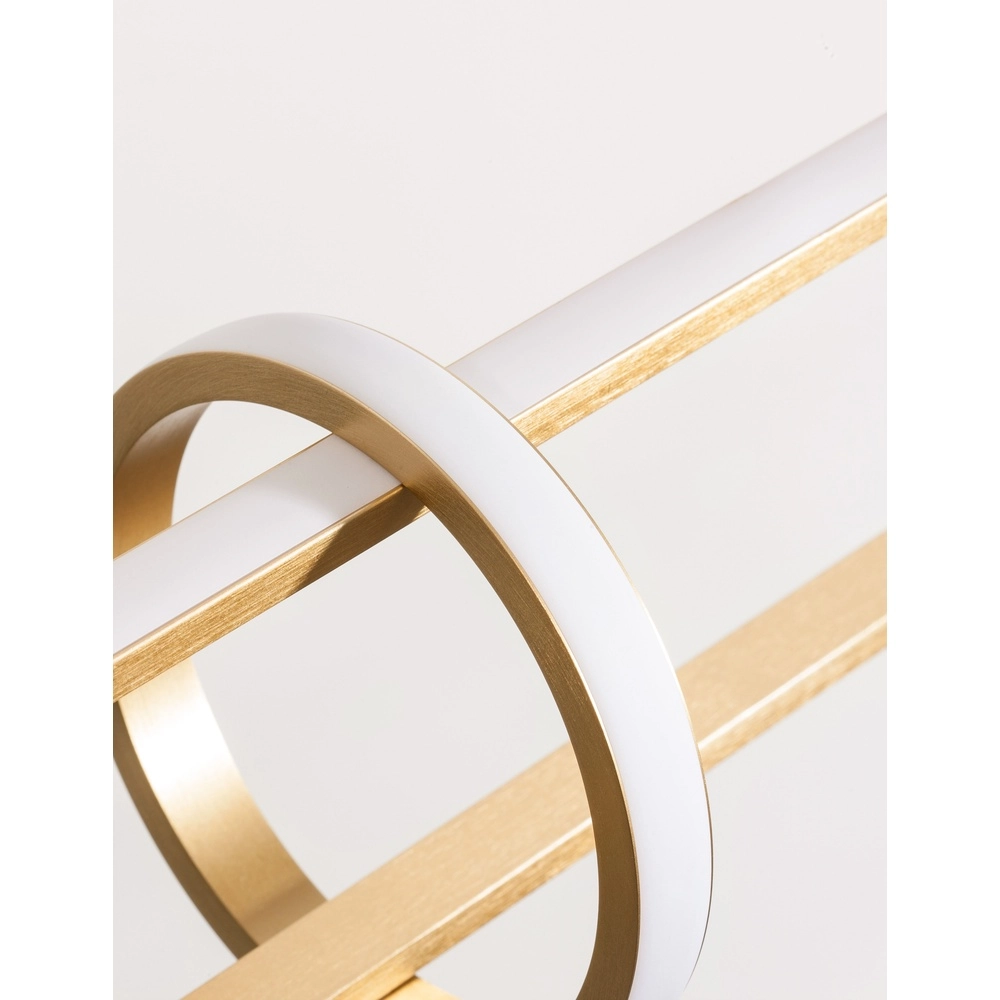 Design-Pendelleuchte Arte längliches Gold Lyora 5212017426079
